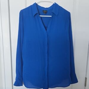 Worthington Cobalt Blue Button Down Shirt